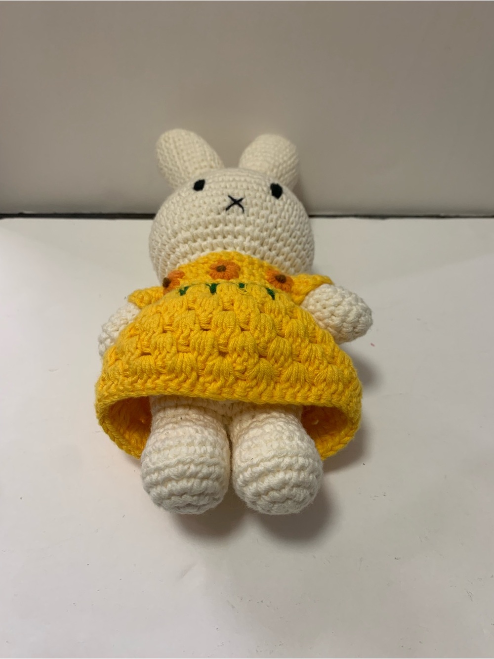 Miffy Van Gogh Inspired Sunflower Dress Crocheted Doll - Picture 3 of 5